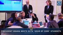 Barack Obama écrit sa première ligne de code informatique