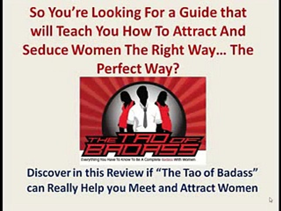 The Tao of Badass Review - The Pros and Cons of Joshua Pellicer's The Tao of Badass Program