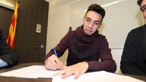 El FC Barcelona adecua el contrato de Munir El Haddadi
