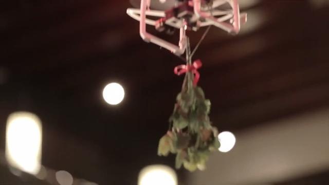 TGI Friday's Mistletoe Drone Cuts Woman's Face, Draws Blood