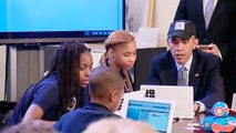 President Obama Writes His First Line of Code