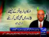 Other four members of Election Commission also give resignations - Khursheed Shah