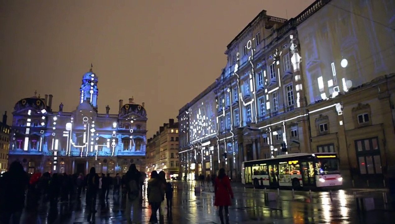 FÈTE DES LUMIÈRES 2014 - LYON - PLace des Terreaux