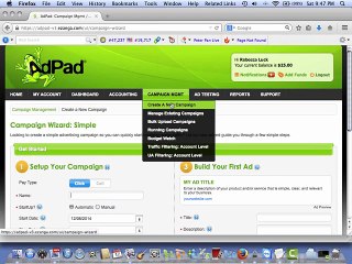 Set up an [Advertising Campaign] With Adpad