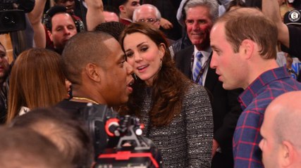 Watch Beyonce & Jay-Z Meet Kate Middleton & Prince William At NBA Game