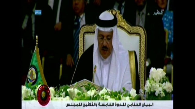 جلسة البيان الختامي لقمة الدوحة 6