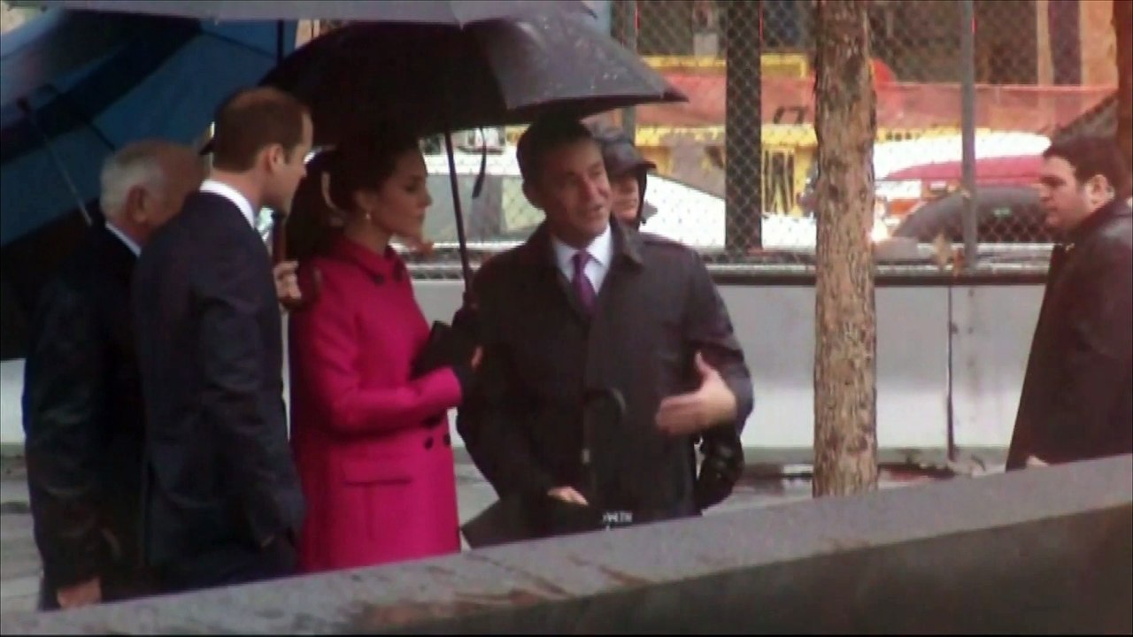 William et Kate se recueillent au Mémorial du 11-Septembre à New York