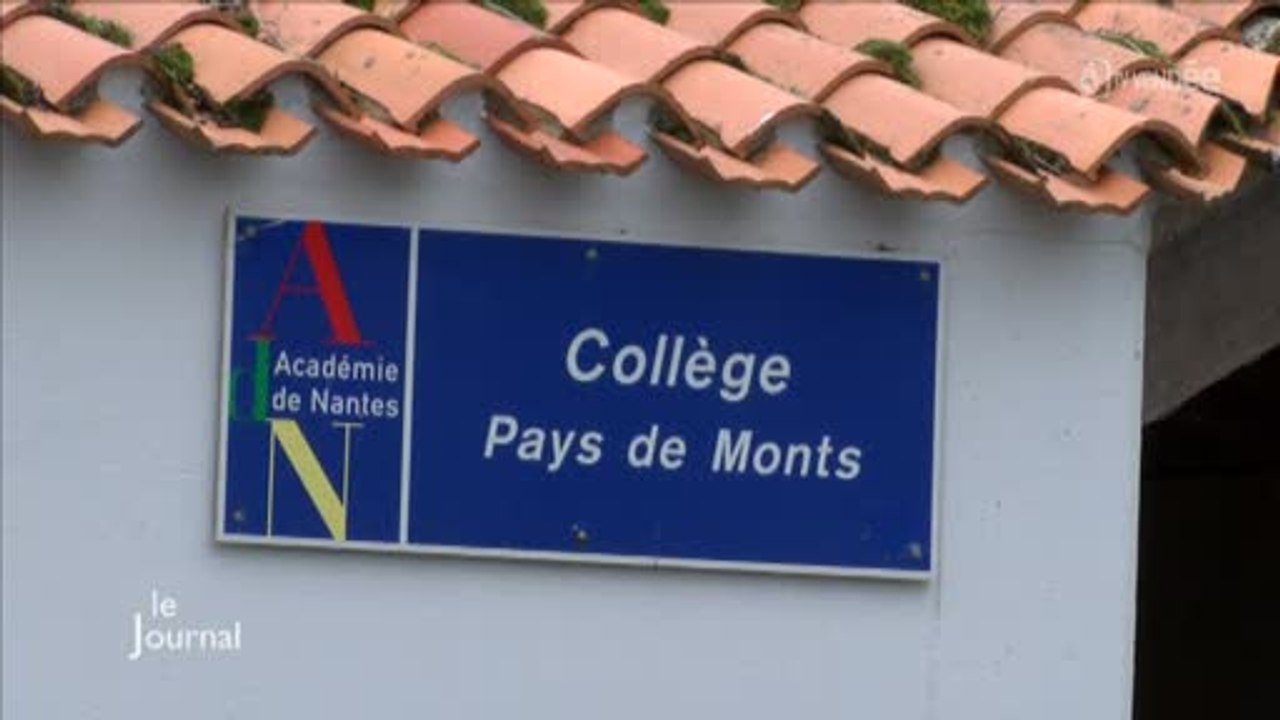 Un jeune homme armé au Collège du Pays de Monts