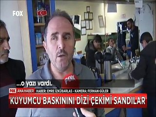 Mahalleli kuyumcu soygununu dizi çekimi yapılıyor zannetti