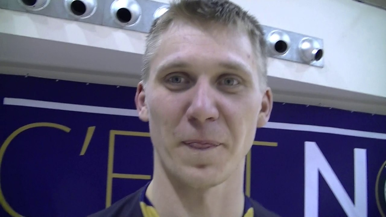 Réaction d'Ardo Kreek après la rencontre Paris Volley - Beauvais (3-1)