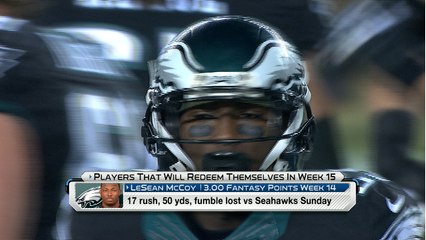 'NFL Fantasy Live': Players who bounce back in Week 15