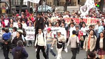 Mega-Marches Shut Down City Centers in Mexico