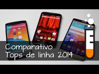 Comparativo novo Moto X x G3 x Nexus 5 x Note 3 x S5 x Z2 - Vídeo Comparativo Brasil