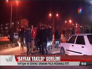 Adıyaman'da Bayrak yakıldı gerilimi Üniversiteyi karıştırdı