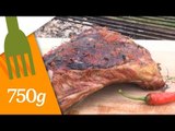 Recette de Travers de porc marinés au barbecue - 750 Grammes