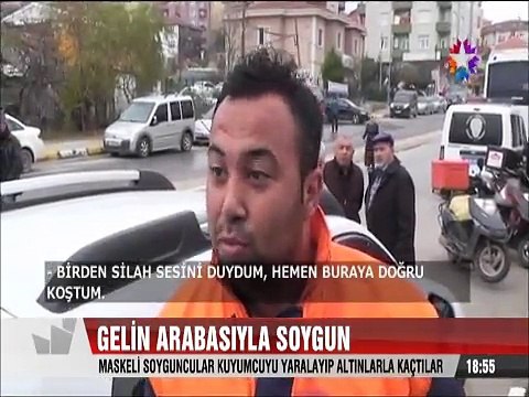 Maskeli soyguncular gelin arabasıyla Kuyumcuyu böyle sandılar