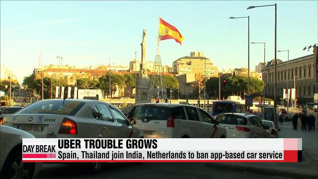 Uber ban expanded to Spain, Thailand