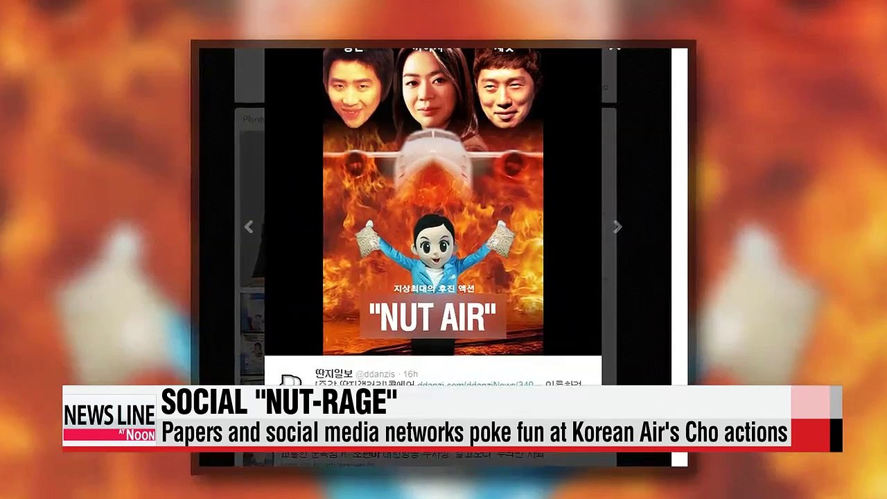 Social "nut-rage" continues despite Korean Air VP resignation