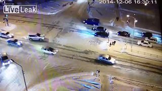 LiveLeak_com - Foul, Foul, STRIKE - Pedestrian Hit by Car