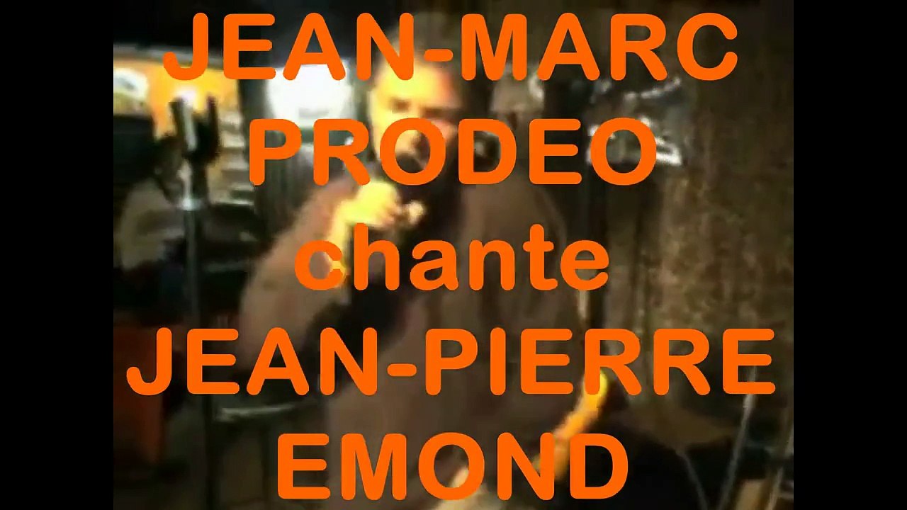 JEAN-MARC PRODEO chante JEAN-PIERRE EMOND : "Sur les tables de la Seine" (Dampremy, Bwesse a Music, 2008)