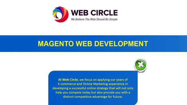 Magento Web Development By Web Circle