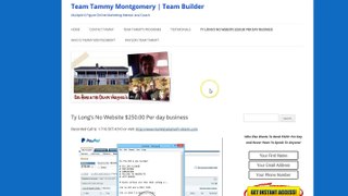 $250.00 No Website Program | Huge Team Tammy Updates!