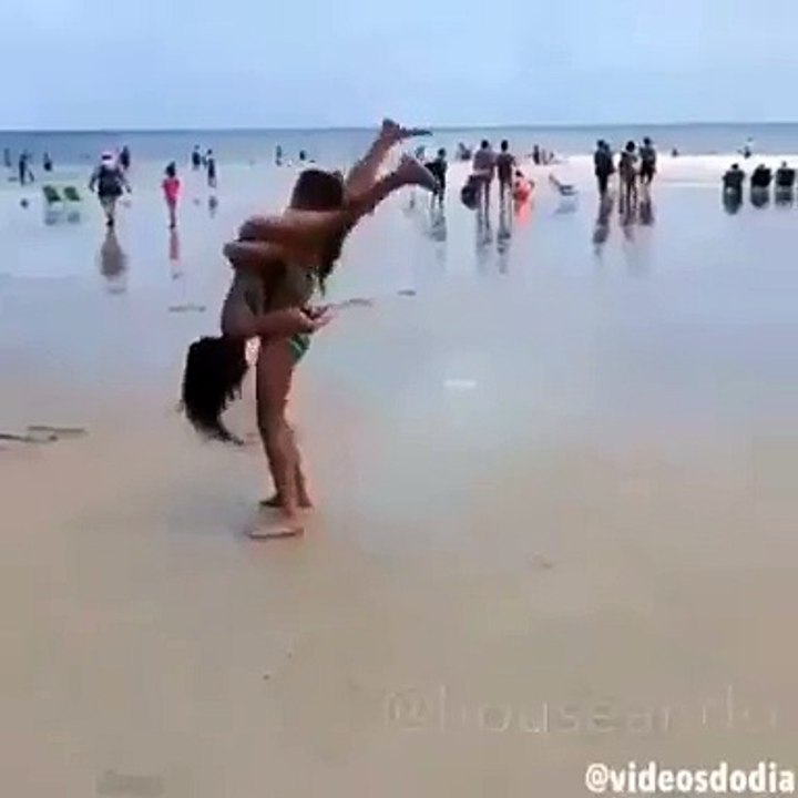 Two girls showing best talent Watch Video