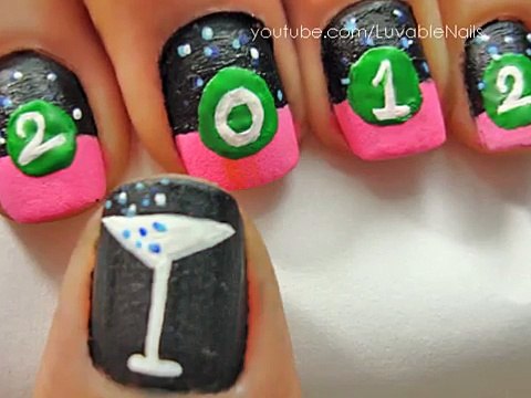 New years nails! - Easy nail designs for beginners to do at home - Cute Nail designs DIY nail designs tutorial