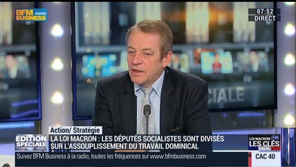 Spéciale loi Macron: "Ce texte a une cohérence d'ensemble et une colonne vertébrale qu'il faut maintenir !": Dominique Lefebvre - 10/12