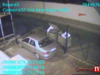 Cumhuriyet Gazetesi'ne düzenlenen molotoflu saldırı anı