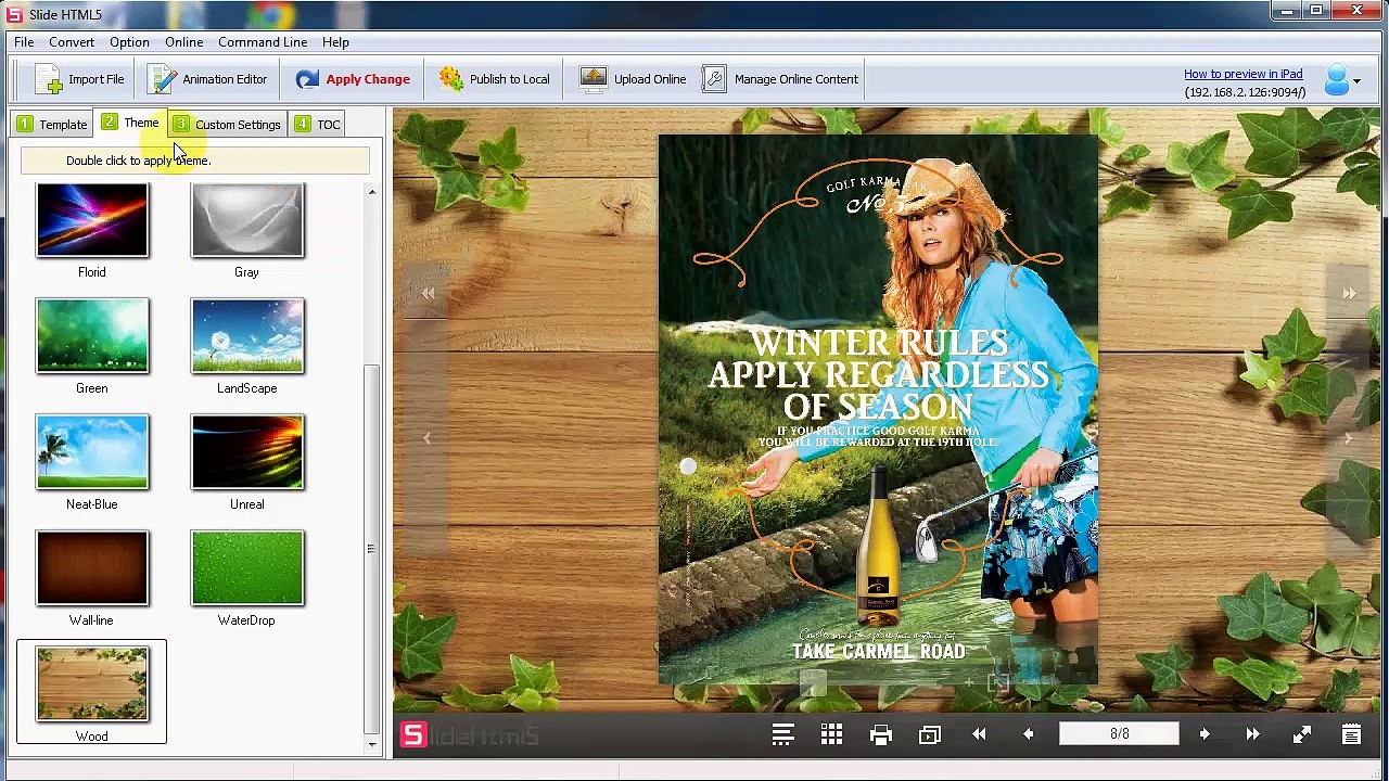 Using Slide HTML5 Digital Publishing Software for Marketing
