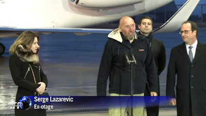 Serge Lazarevic, dernier otage français, est arrivé en France