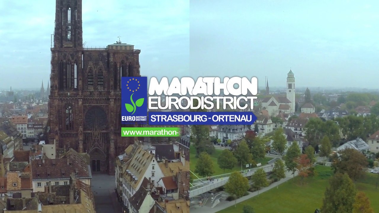 Marathon Eurodistrict Strasbourg-Ortenau 2014, vue du ciel !