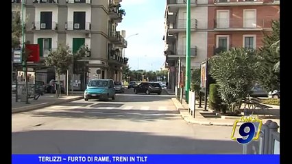 TERLIZZI | Furto di rame, treni in tilt
