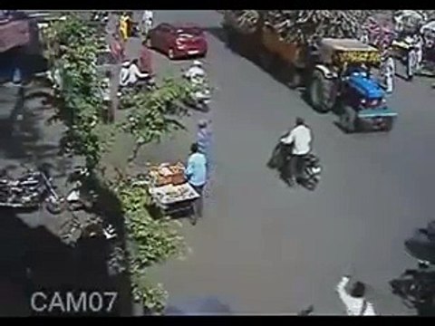 Man Survives After Being Run Over by Loaded Tractor