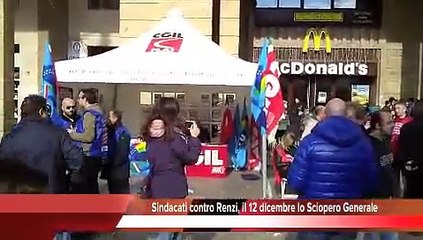 Per venerdì 12 dicembre indetto lo Sciopero Generale Nazionale Uil e Cgil
