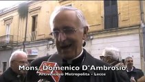 Monsignor Domenico D'Ambrosio e Don Attilio Mesagne parlano della Casa dell'accoglienza