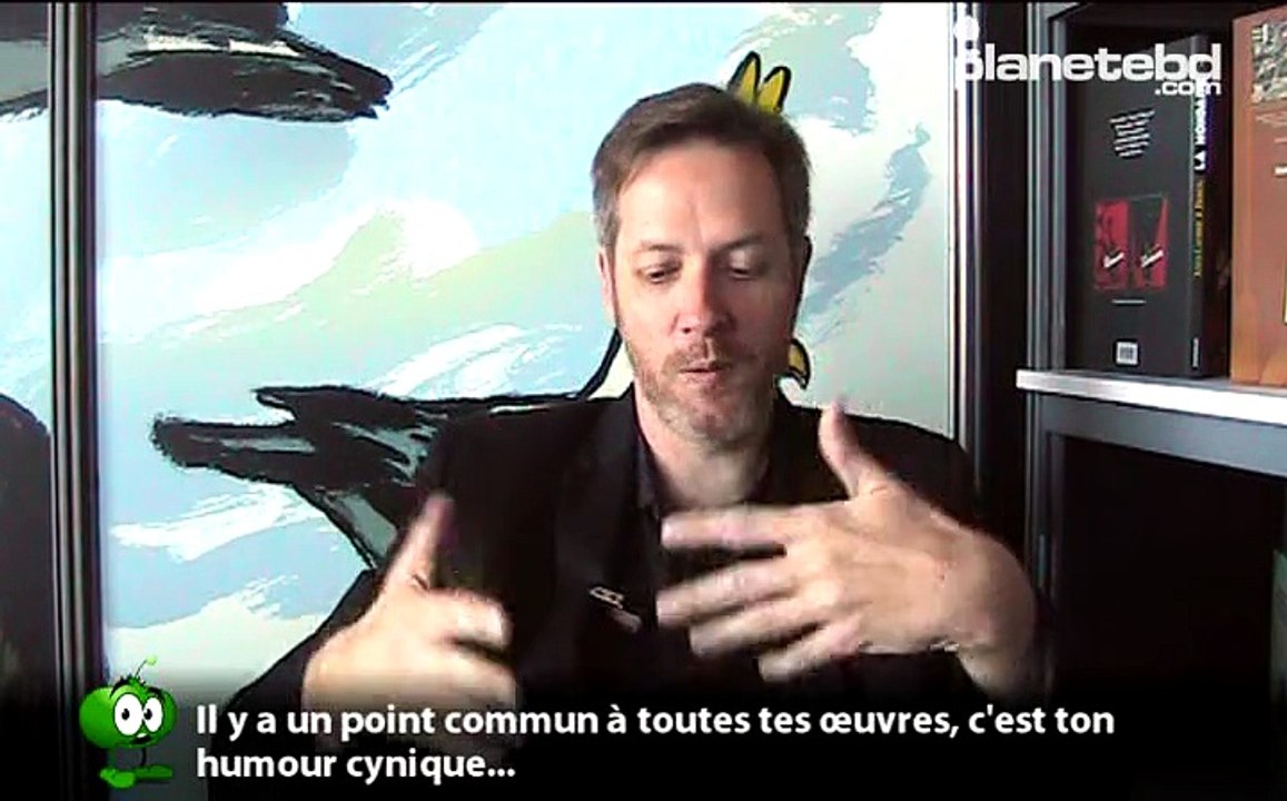 Hervé Bourhis en interview pour planetebd.com