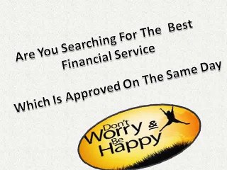 Fax Less Financial Offer for the Unemployed People