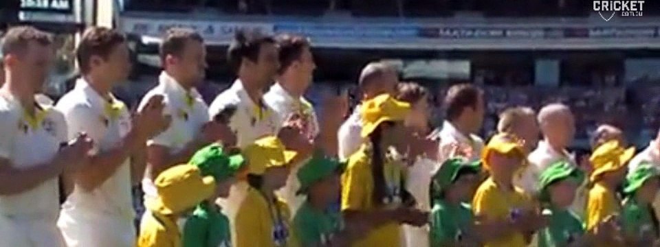 India vs Australia 2014-15, 1st Test, Day 1, Adelaide: Players pay tribute to Phillip Hughes