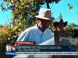 Grieta terrestre amenaza a dos comunidades indígenas de Guatemala