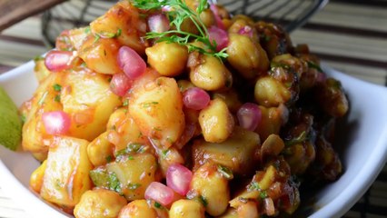 POTATO CHOLE CHAAT.. (CHAAT SNACK)