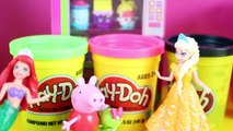 Shopkins Play Doh Peppa Pig DisneyCarToys Frozen Elsa and The Little Mermaid Ariel