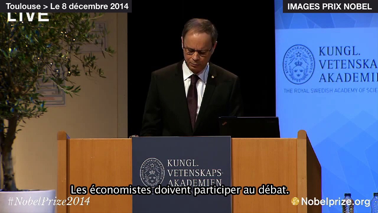 Jean Tirole, prix Nobel d'économie 2014 - extra...