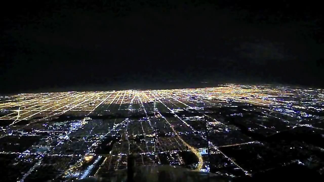 Night Landing at Chicago