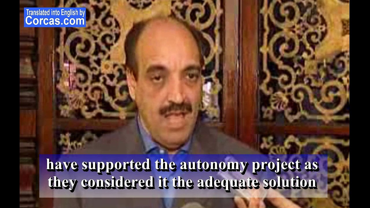 Statement by CORCAS chairman to MAP and Laayoune Regional TV Channel