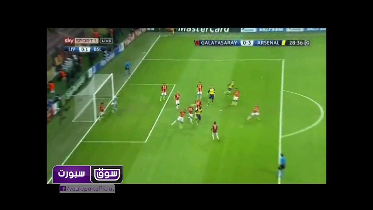 Aaron ramsey vs galatasaray