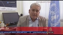 المتحدث بإسم الأونروا يجهش بالبكاء لهول ما شاهده في مدرسة الأونروا التي قصفها الإحتلال الصهيوني