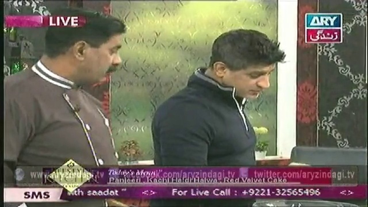 Lifestyle Kitchen, 10th December 2014, Lauki Ka Halwa, Kachi Haldi Ka Halwa, Panjeeri & Red Velvet Cake