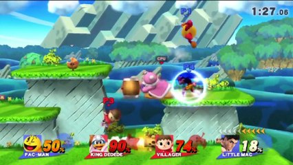 Super Smash Bros. For Wii U All-Star Mode Let's Play / PlayThrough / WalkThrough Part - Playing As Pac-Man